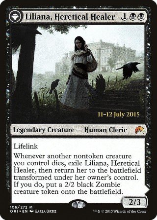 Liliana, Heretical Healer (Magic Origins Promo)